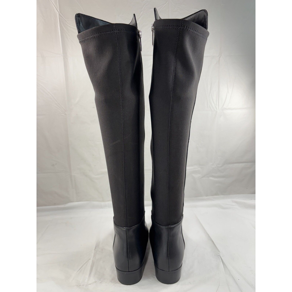 Michael Kors Bromley Over The Knee Flat Riding Black Boot Size 6 leather - Picture 12 of 13